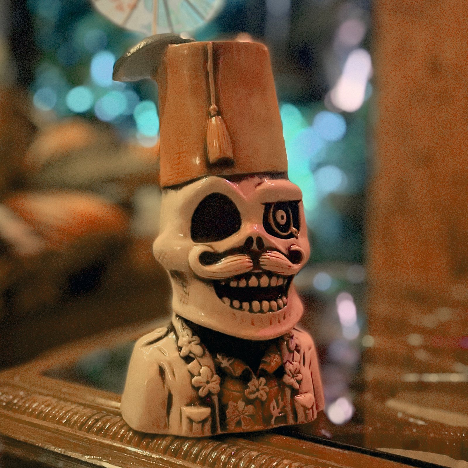 Colonel Coconut Tiki Mug - Original Orange | Colonel Coconut